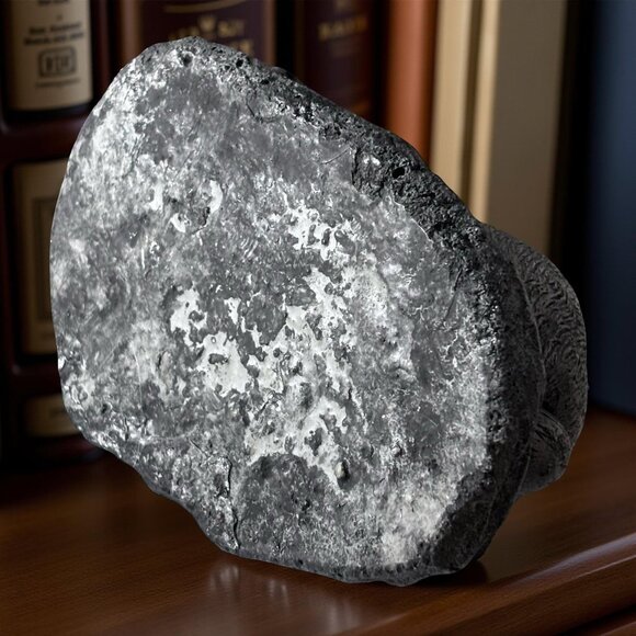 1988 United Design Gray Stone Rabbit – UCCL Cold Cast Bunny Figurine, Heavy - Picture 6 of 7